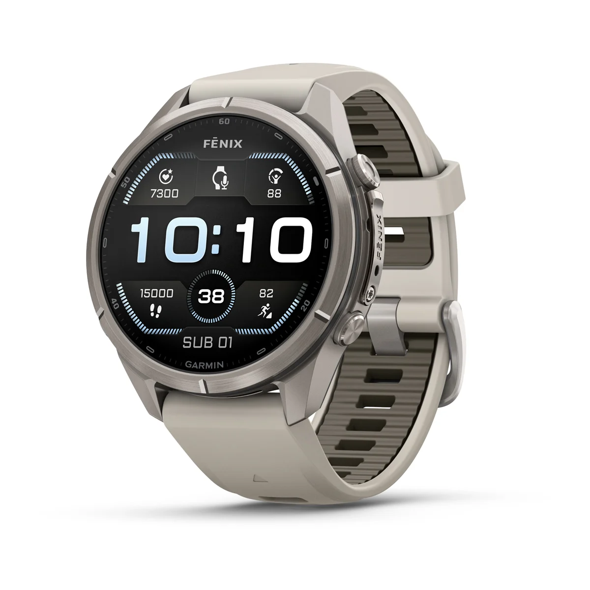 Pametni sat GARMIN fenix 9 Pro 43mm Fog Gray/Dark Sandstone (boja pijeska), 010-04335-86 Pametni sat GARMIN fenix 9 Pro 43mm Fog Gray/Dark Sandstone (boja pijeska), 010-04335-86