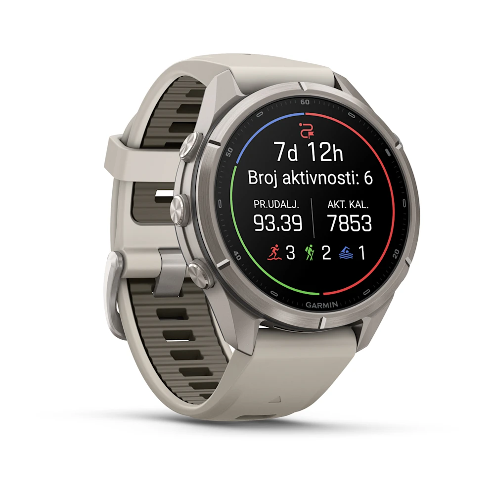 Pametni sat GARMIN fenix 9 Pro 43mm Fog Gray/Dark Sandstone (boja pijeska), 010-04335-86-2