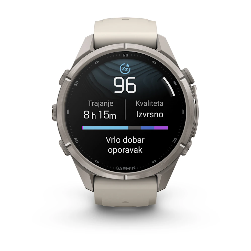 Pametni sat GARMIN fenix 9 Pro 43mm Fog Gray/Dark Sandstone (boja pijeska), 010-04335-86-10