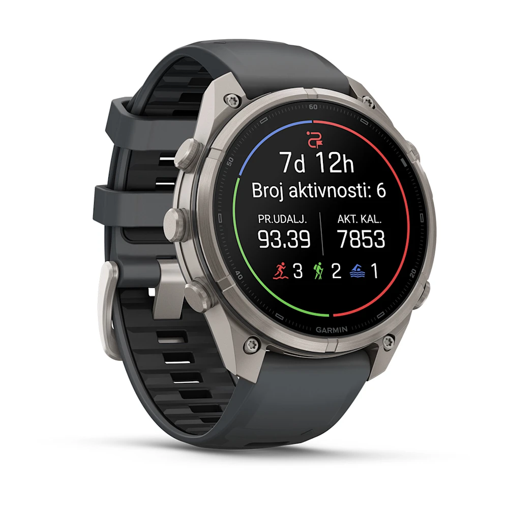 Pametni sat GARMIN fenix 9 PRO 47mm Titanium Graphite (crna), 010-04336-26-2