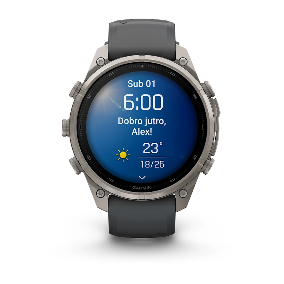 Pametni sat GARMIN fenix 9 PRO 47mm Titanium Graphite (crna), 010-04336-26-8