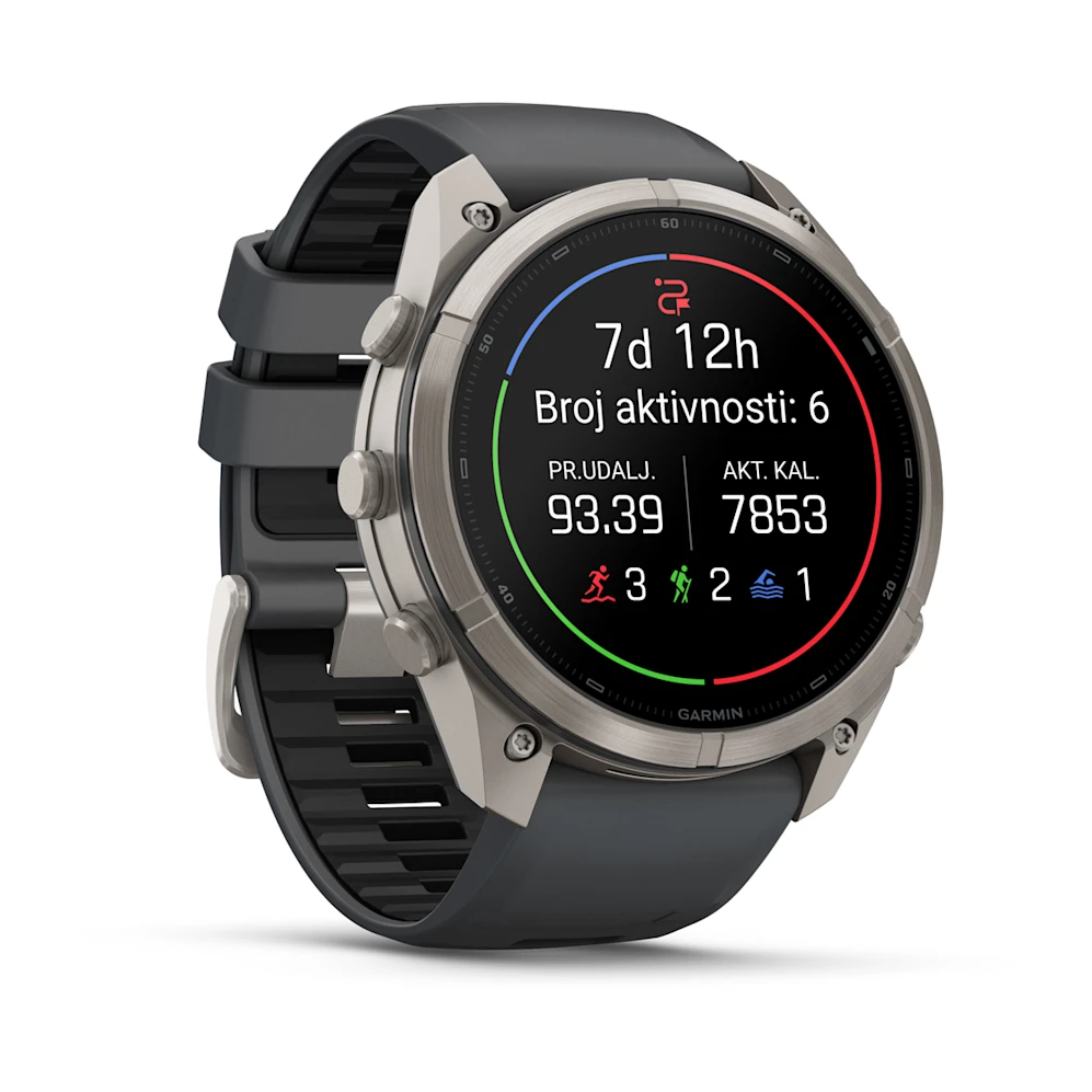 Pametni sat GARMIN fenix 9 PRO 51mm Titanium Graphite (crna), 010-04337-26-2