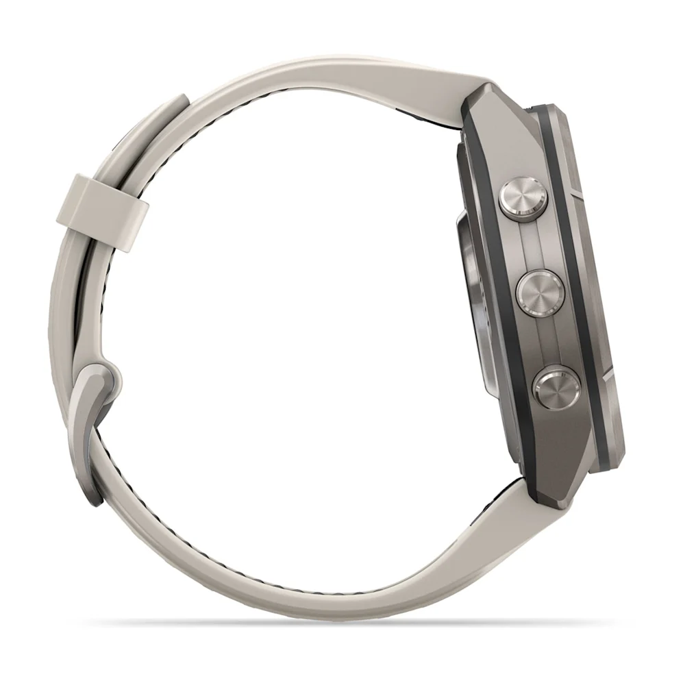 Pametni sat GARMIN fenix 9 Pro inReach 43mm Titanium Fog Gray/Dark Sandstone (siva), 010-04335-81-4