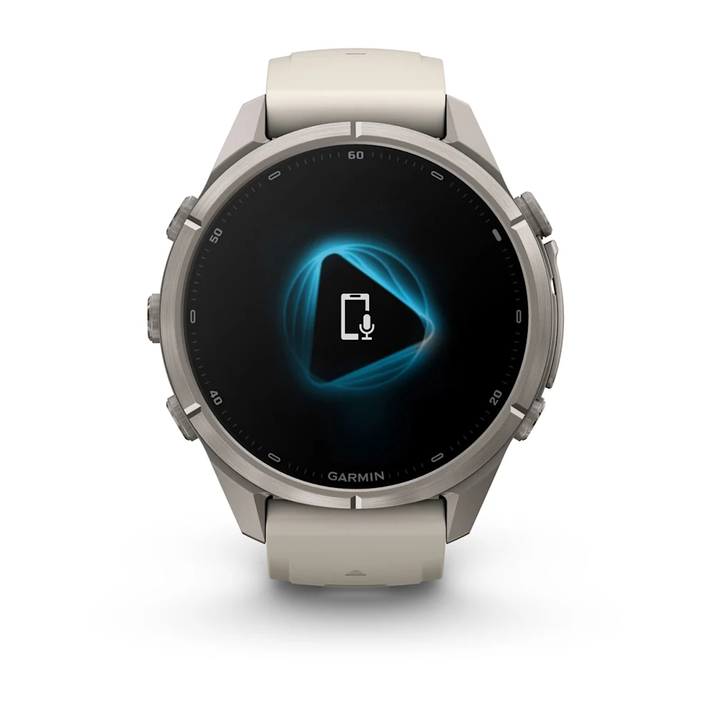Pametni sat GARMIN fenix 9 Pro inReach 43mm Titanium Fog Gray/Dark Sandstone (siva), 010-04335-81-8