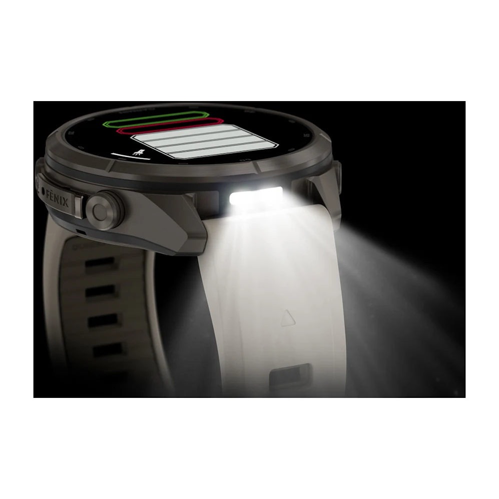 Pametni sat GARMIN fenix 9 Pro inReach 43mm Titanium Fog Gray/Dark Sandstone (siva), 010-04335-81-10