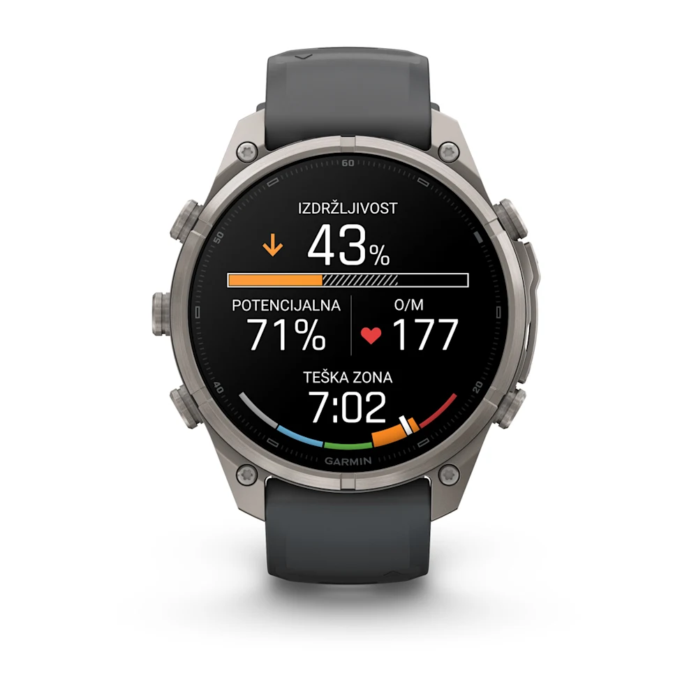 Pametni sat GARMIN fenix 9 Pro inReach 47mm Titanium Graphite/Black (crna), 010-04336-21-3