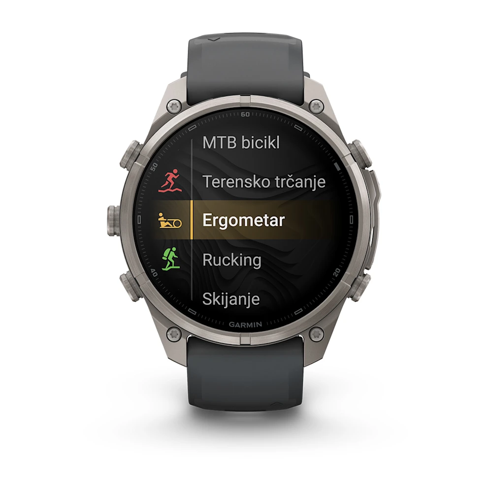 Pametni sat GARMIN fenix 9 Pro inReach 47mm Titanium Graphite/Black (crna), 010-04336-21-5
