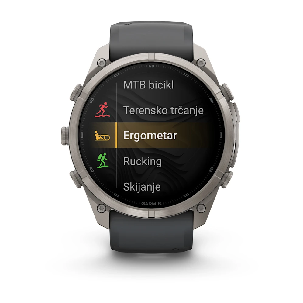 Pametni sat GARMIN fenix 9 Pro inReach 51mm Titanium Graphite/Black (crna), 010-04337-21-6