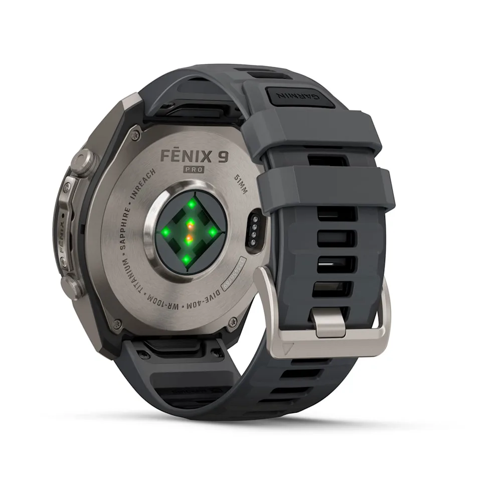 Pametni sat GARMIN fenix 9 Pro inReach 51mm Titanium Graphite/Black (crna), 010-04337-21-11