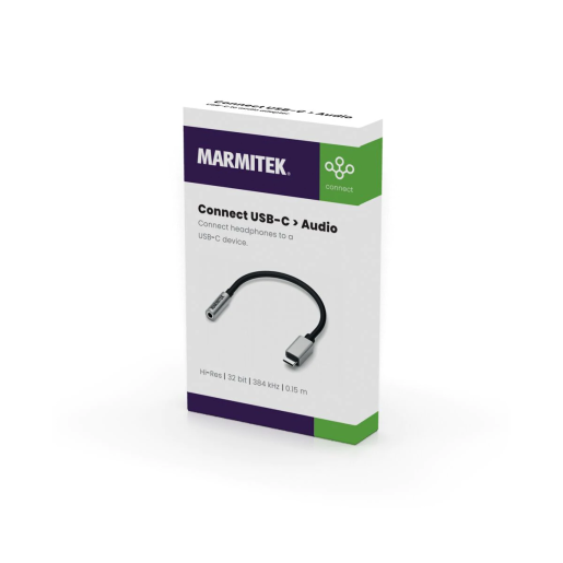 USB-C na AUX adapter MARMITEK Connect USB C > Audio-1
