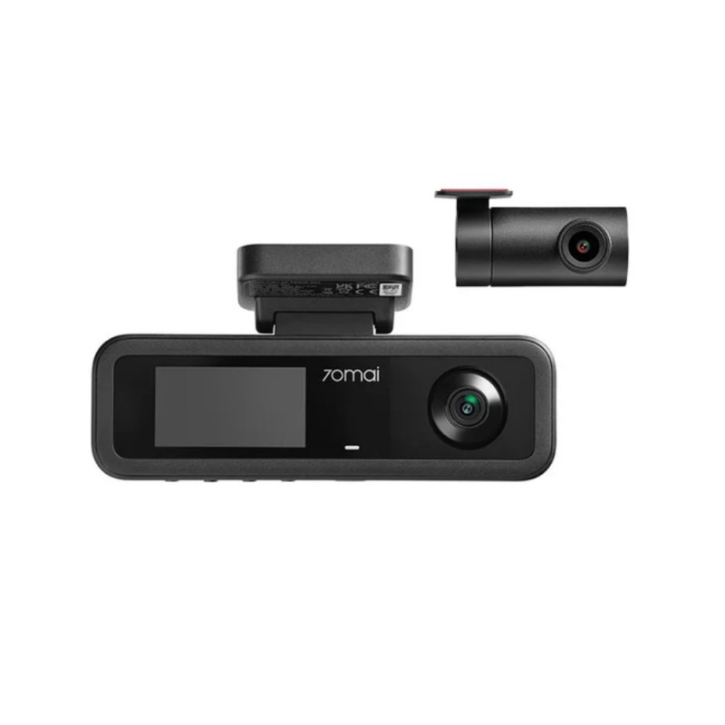 Auto kamera 70MAI T400 + RC21 set (2.5K, 3 kanala, GPS, Wi-Fi 6, crna boja)-1