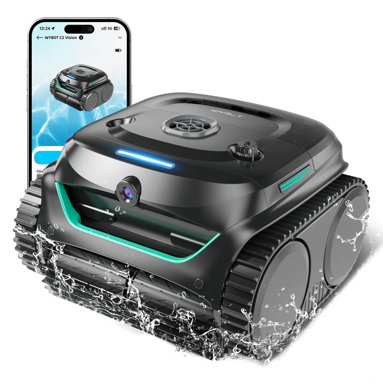 Bežični robot za čišćenje bazena WYBOT C2 Vision-1