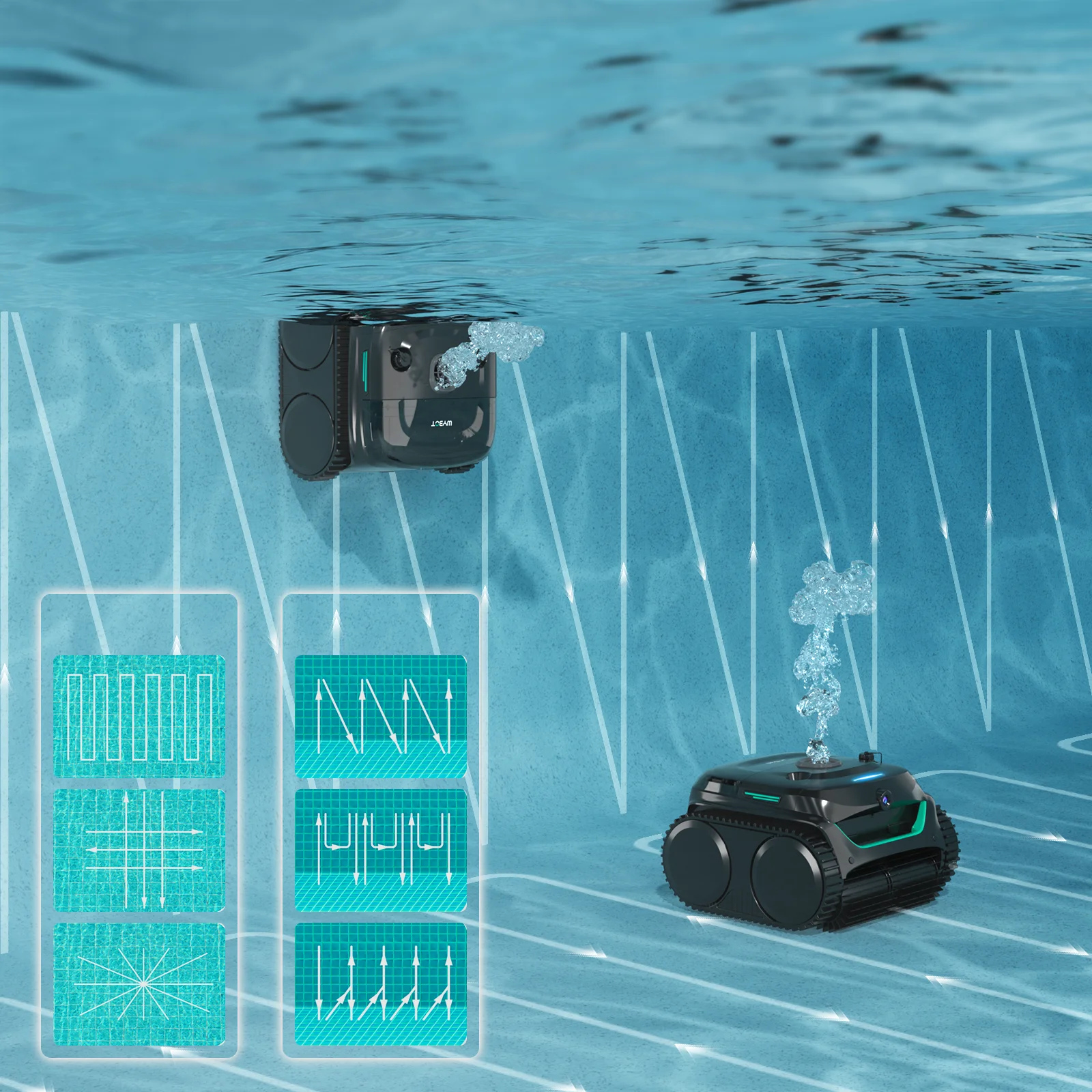 Bežični robot za čišćenje bazena WYBOT C2 Vision-3