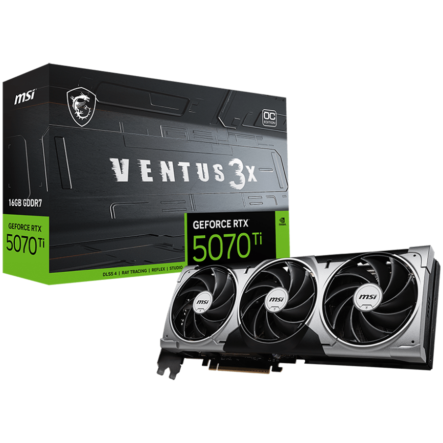 MSI RTX 5070 TI 16G VENTUS 3X OC-0