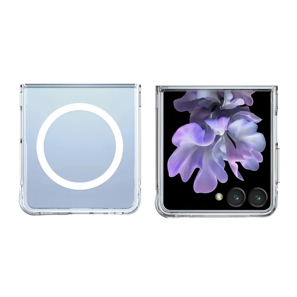 MM TPU SAM GALAXY Z FLIP 8 DROP-PROOF PURE MAGSAFE Clear-3