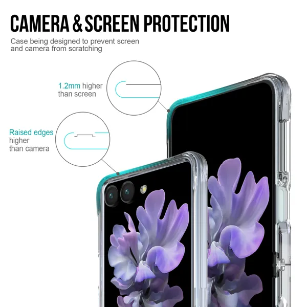 MM TPU SAM GALAXY Z FLIP 8 DROP-PROOF PURE MAGSAFE Clear-1