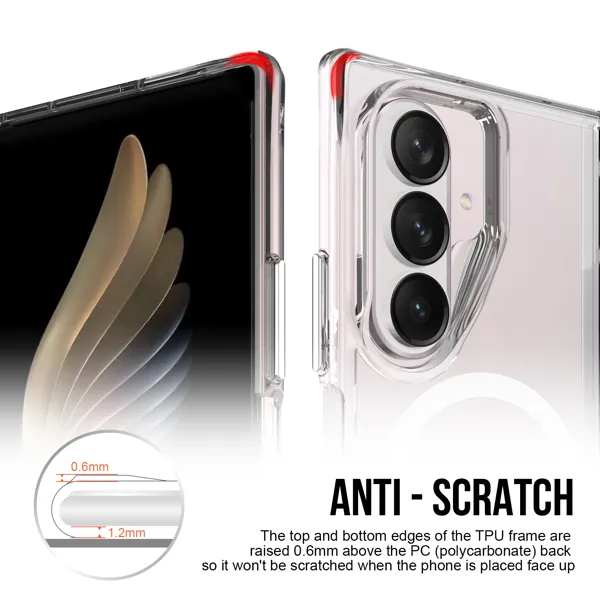 MM TPU SAM GALAXY Z FOLD 8 ULTRA - DROP-PROOF PURE MAGSAFE Clear-2