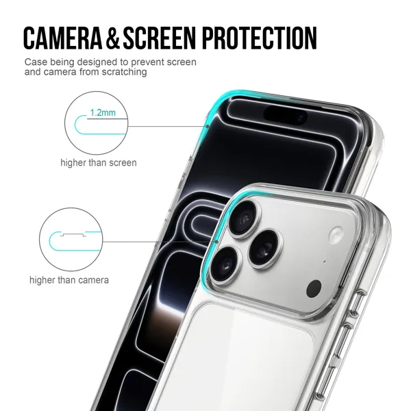 MM TPU IPHONE 18 PRO/17 PRO - DROP-PROOF LIGHT clear-2