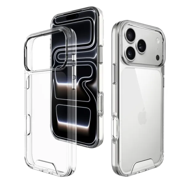 MM TPU IPHONE 18 PRO/17 PRO - DROP-PROOF LIGHT clear