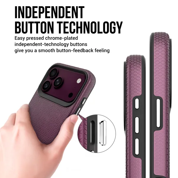 MM TPU IPHONE 18 PRO/17 PRO - DROP-PROOF HARD DOUBLE Red-1