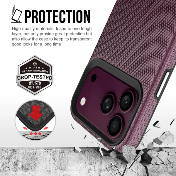 MM TPU IPHONE 18 PRO MAX/17 PRO MAX DROP-PROOF HARD DOUBLE Red-2