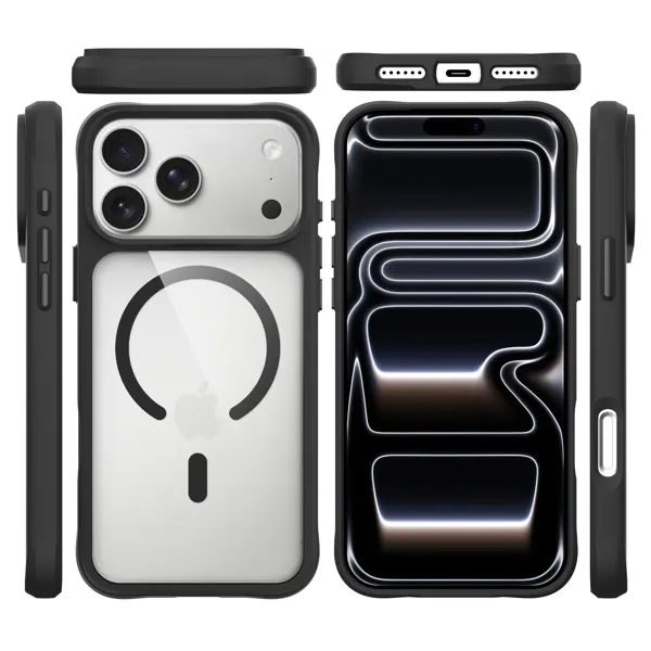 MM TPU IPHONE 18 PRO/17 PRO - DROP-PROOF COMBAT X BLACK MAGSAFE-4