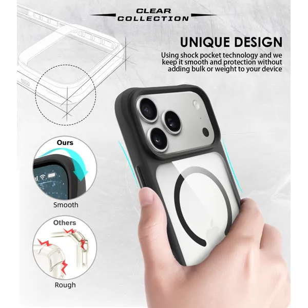 MM TPU IPHONE 18 PRO MAX/17 PRO MAX DROP-PROOF COMBAT X BLACK MAGSAFE-3