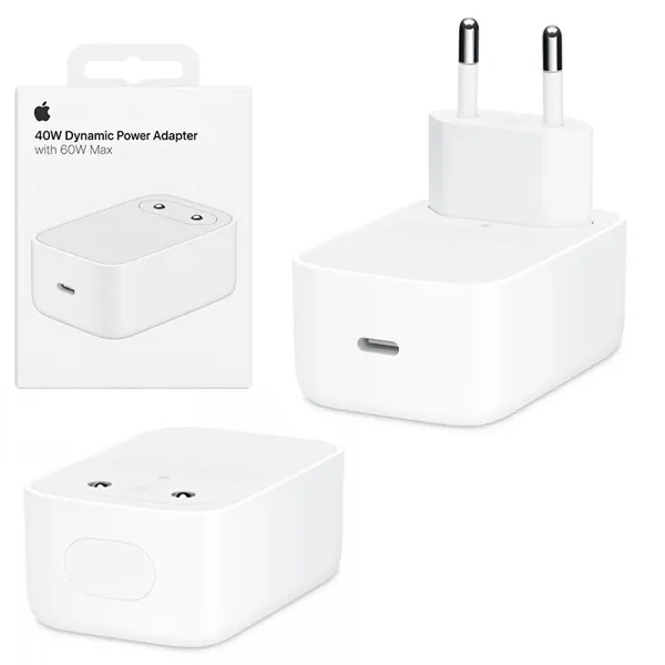 APPLE KUĆNI PUNJAČ MGTU4ZM/A USB-C 40W,Dynamic Power Adapter max60W,sklopivi