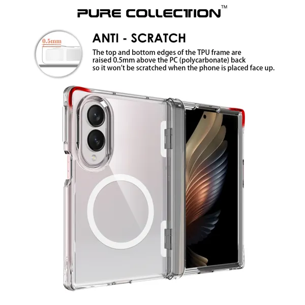 MM TPU SAM GALAXY Z FOLD 8 --DROP-PROOF PURE MAGSAFE Clear-1