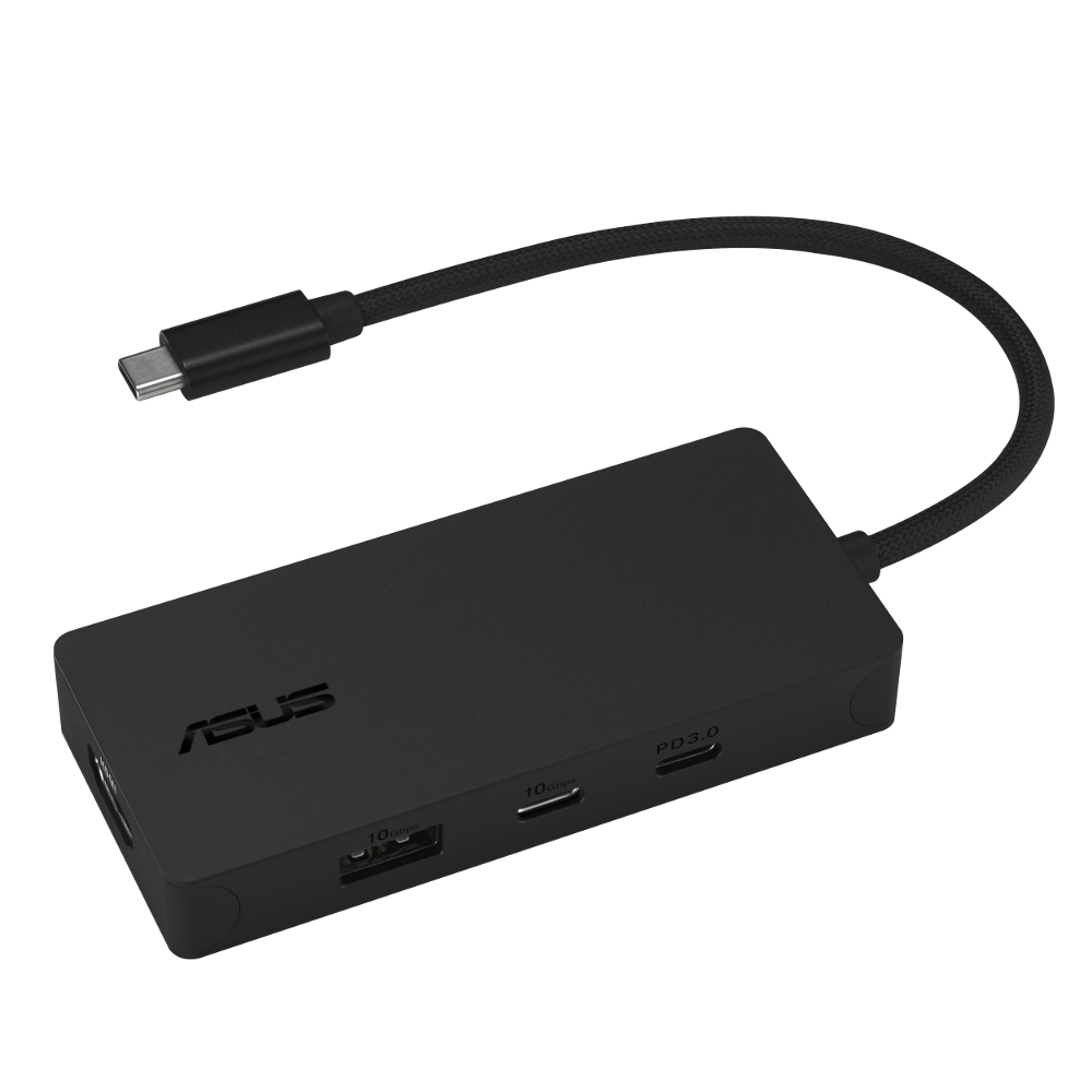USB-C docking station ASUS DC110 (4 u 1, 100 W PD, HDMI, Gigabit LAN, crna boja)-0