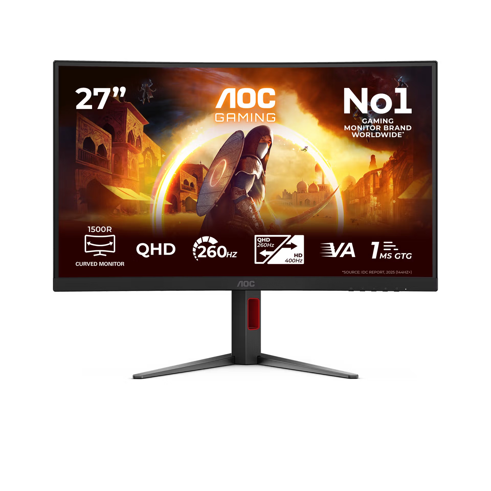 AOC CQ27G4Z2 27", DP, 2xHDMI, 260/400Hz, QHD-0