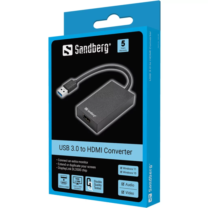 Sandberg USB 3.0 to HDMI Adapter-1
