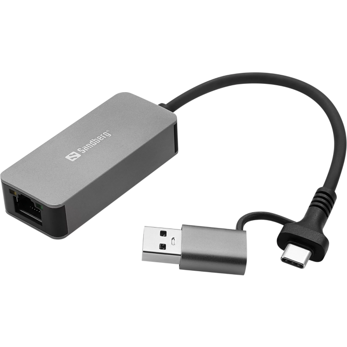 Sandberg USB-C/A 2.5 GbE RJ45 Adapter-0