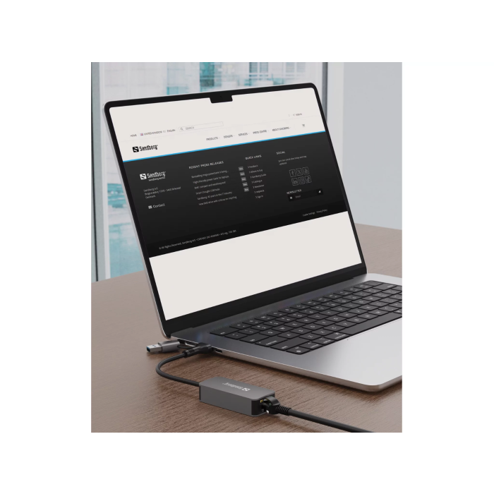 Sandberg USB-C/A 2.5 GbE RJ45 Adapter-2