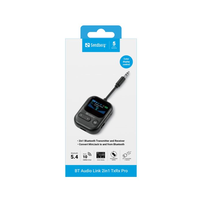 Sandberg BT Audio Link 2-in-1 TxRx Pro-4