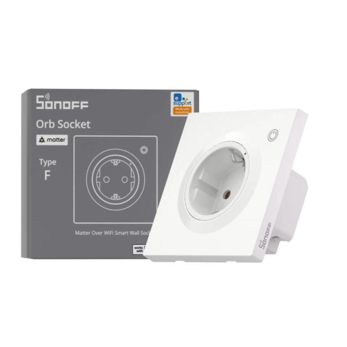 SONOFF Smart Wall Socket, Type F, WS01TPF-E-2