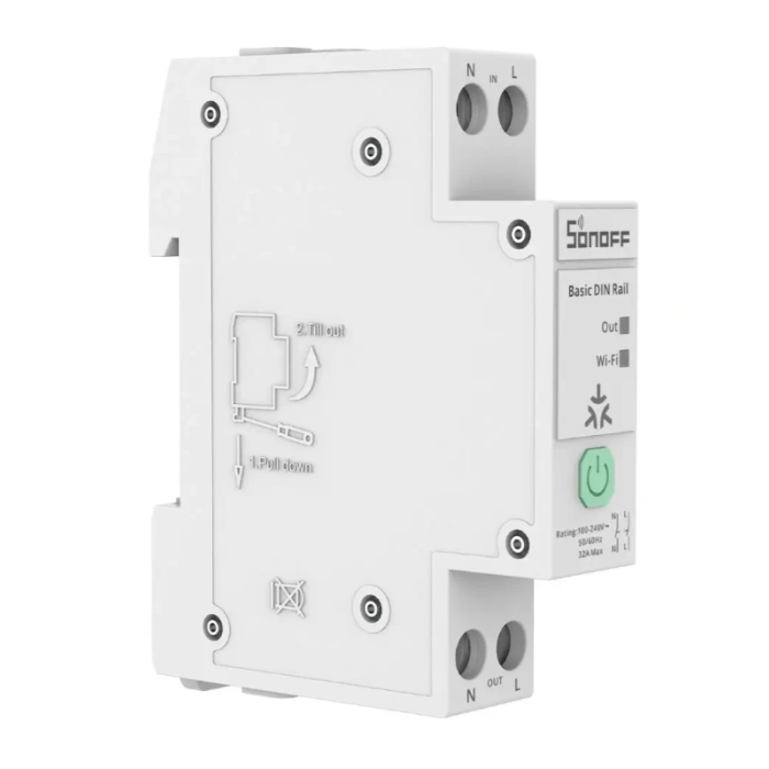 SONOFF  BASIC-1GSP Smart Wi-Fi Module for DIN Rail-0