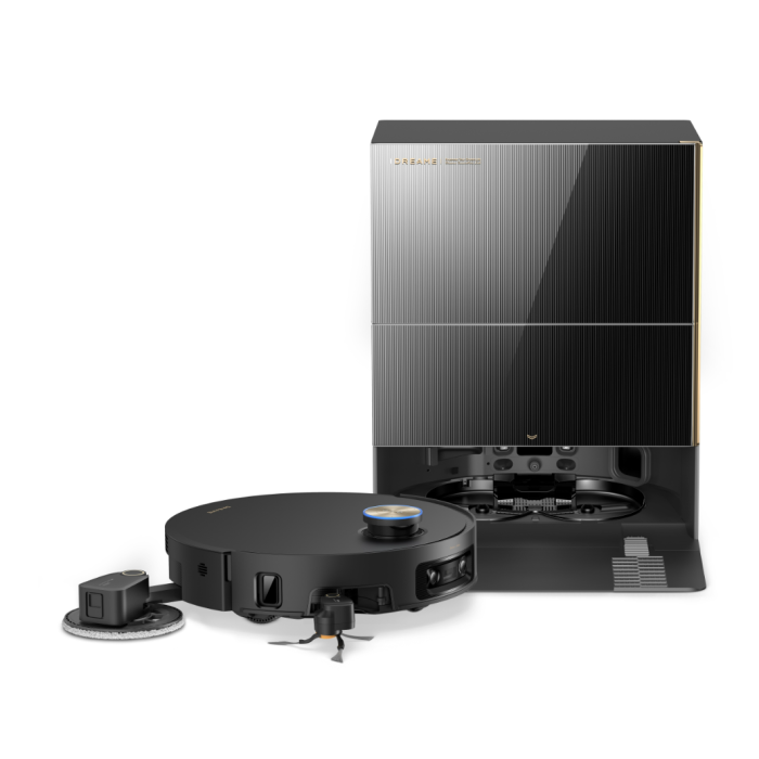 Dreame X60 Pro Ultra Complete Robot Vacuum with Self-Emptying Docking Station, Black-3