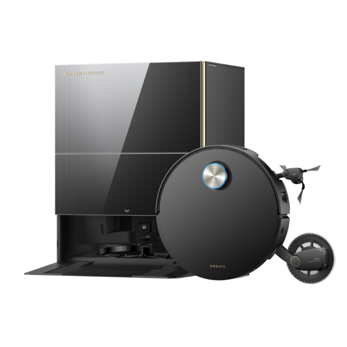 Dreame X60 Pro Ultra Complete Robot Vacuum with Self-Emptying Docking Station, Black-4