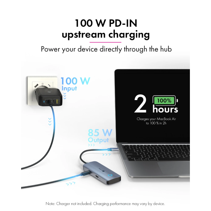 IcyBox IB-DK4081-SO Travel Docking USB-C Docking Station-5