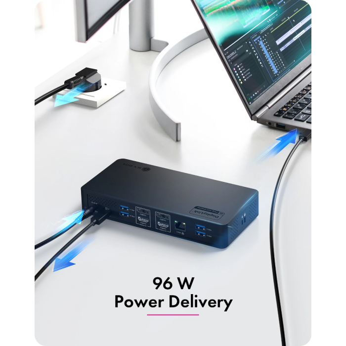 IcyBox IB-DK2255AC Heart Docking USB-C Docking Station-5