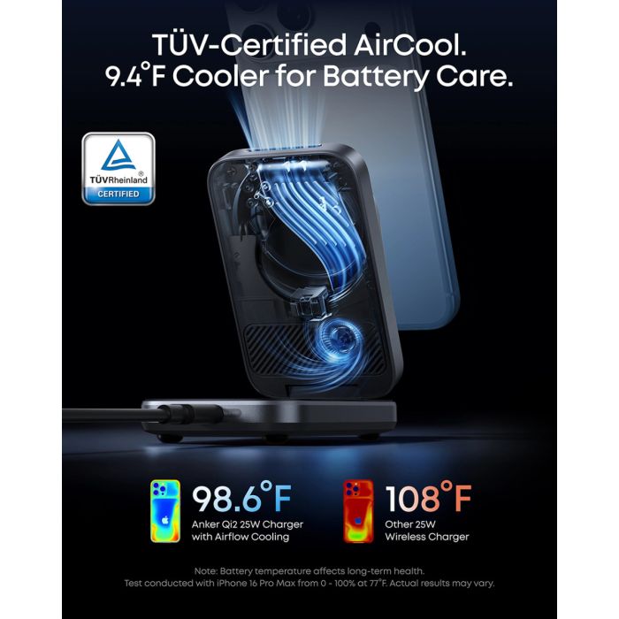 Anker Prime 3-in-1 Wireless Charging Station, Black-3