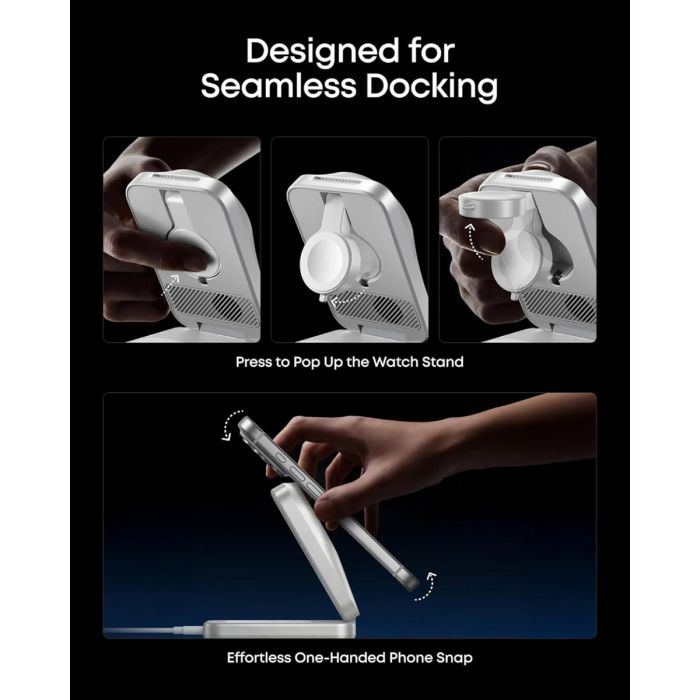 Anker Prime 3-in-1 Wireless Charging Station, White-4