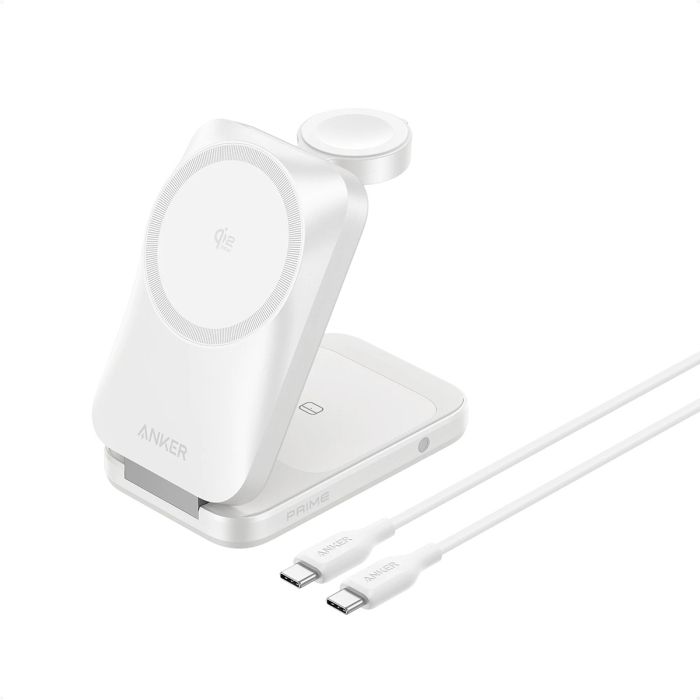 Anker Prime 3-in-1 Wireless Charging Station, White-0