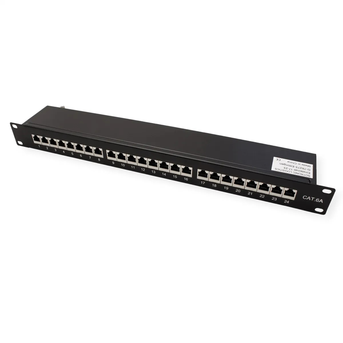 Patch panel ROLINE VALUE 26.99.0364 Cat.6A/Class EA 19" (24 porta, STP, crna boja)-0