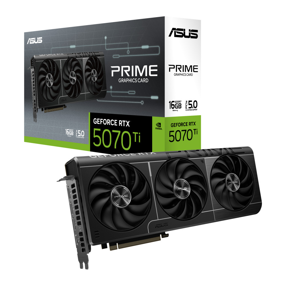 Asus PRIME GeForce RTX 5070 TI 16GB GDDR7, PCIe 5.0/256-bit, HDMI/3×DP-0