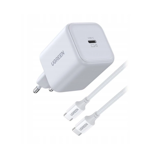UGREEN punjač 45W, USB C, Quick Charge, GaN, set, bijeli-0