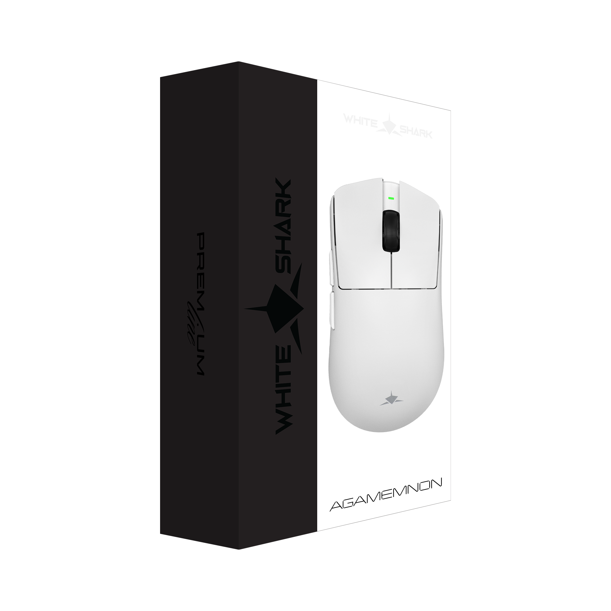 White Shark PL MOUSE WGM-9012 AGAMEMNON - White-6