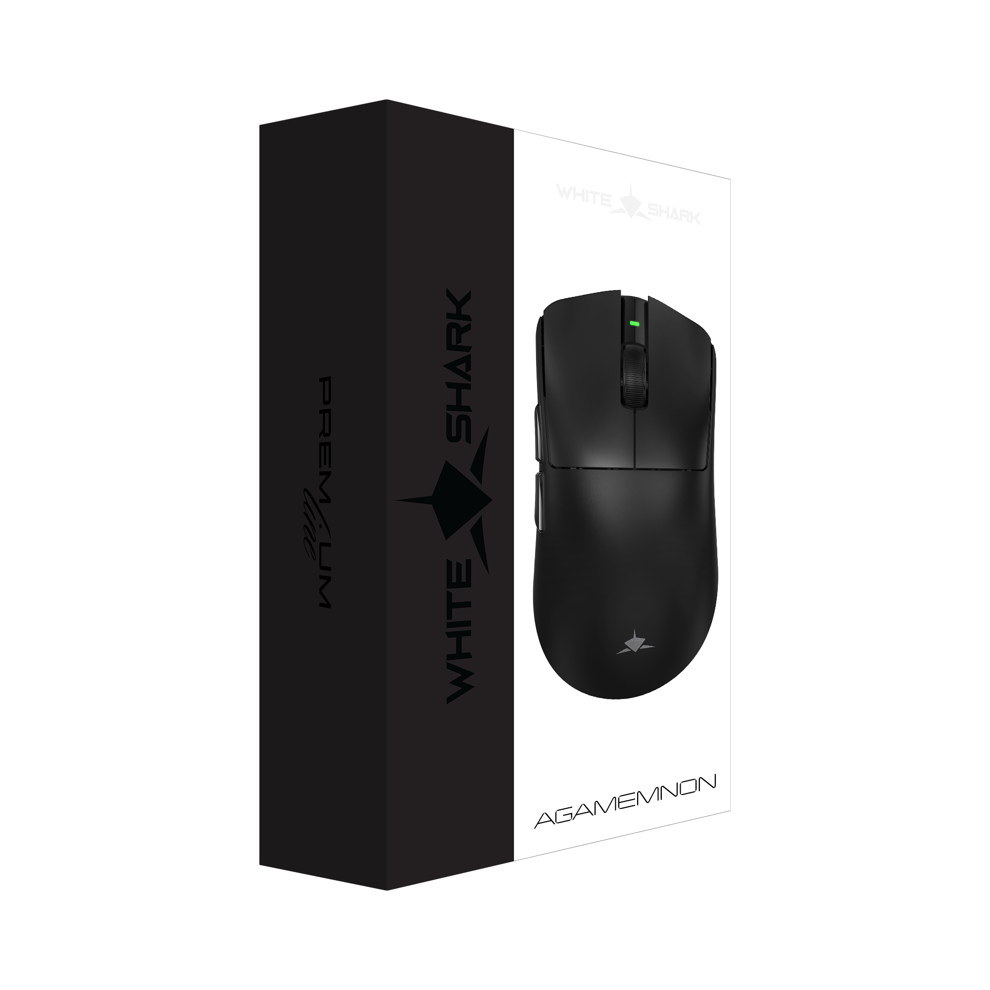 White Shark PL MOUSE WGM-9012 AGAMEMNON - Black-4