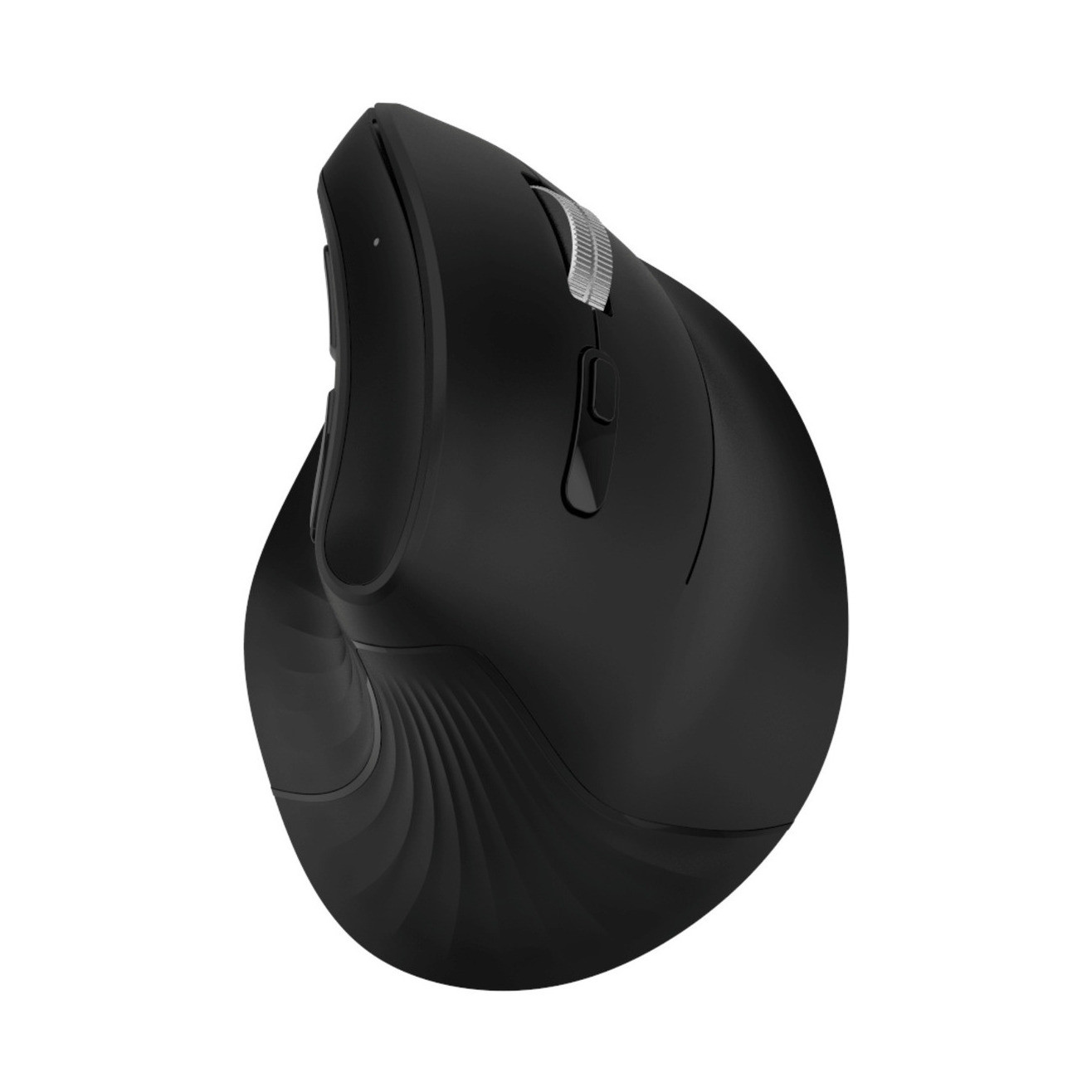 Vertikalni bežični miš UGREEN MU008 (Bluetooth 5.0 i 2,4 GHz, do 4000 DPI, tihe tipke, crna boja)
